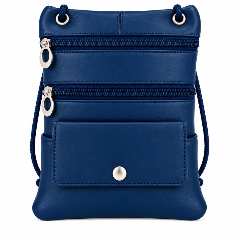 905 Navy Leather/Pu Crossbag (New) (image for) 905 Navy Leather/Pu Crossbag (New)